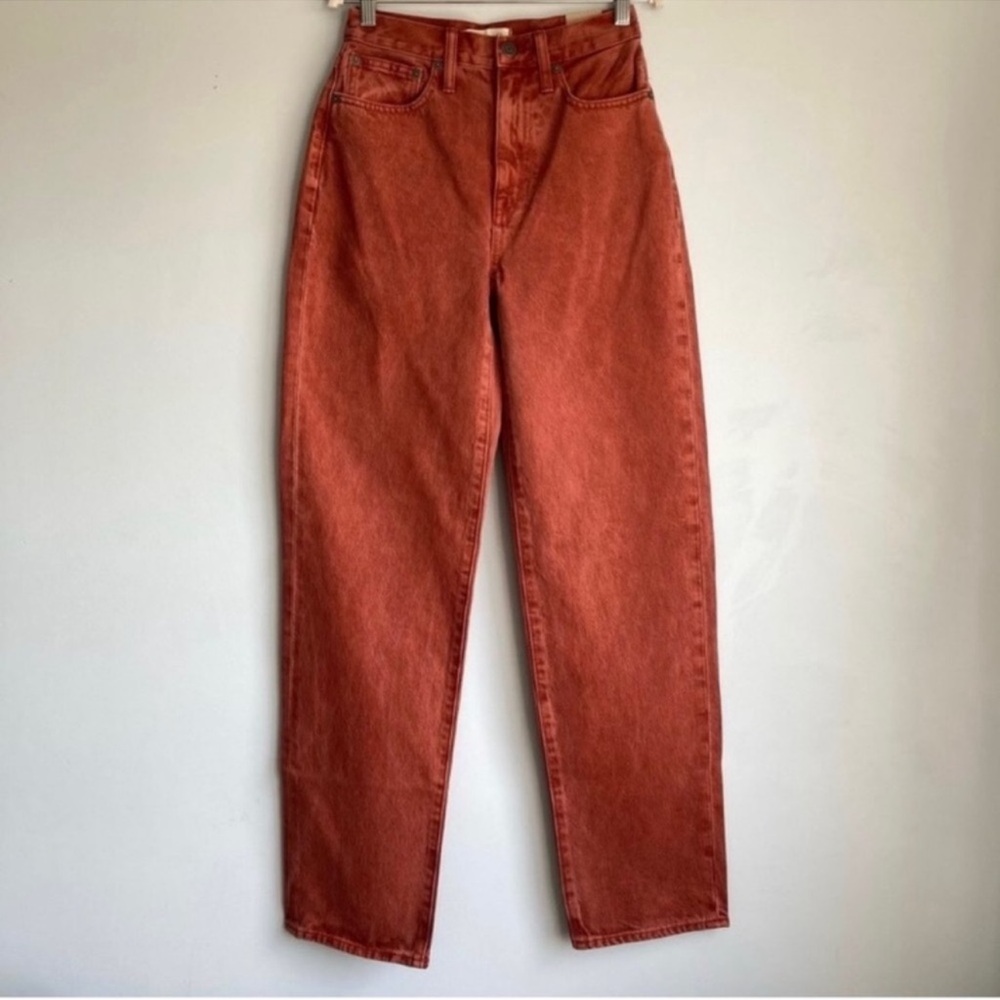 NWT Madewell Baggy Straight Jeans Garment-Dyed Edition
Size 24